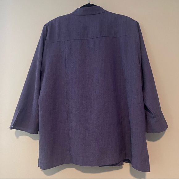 Drapers & Damon’s purple Blazer, 1X, UGC - Picture 8 of 10